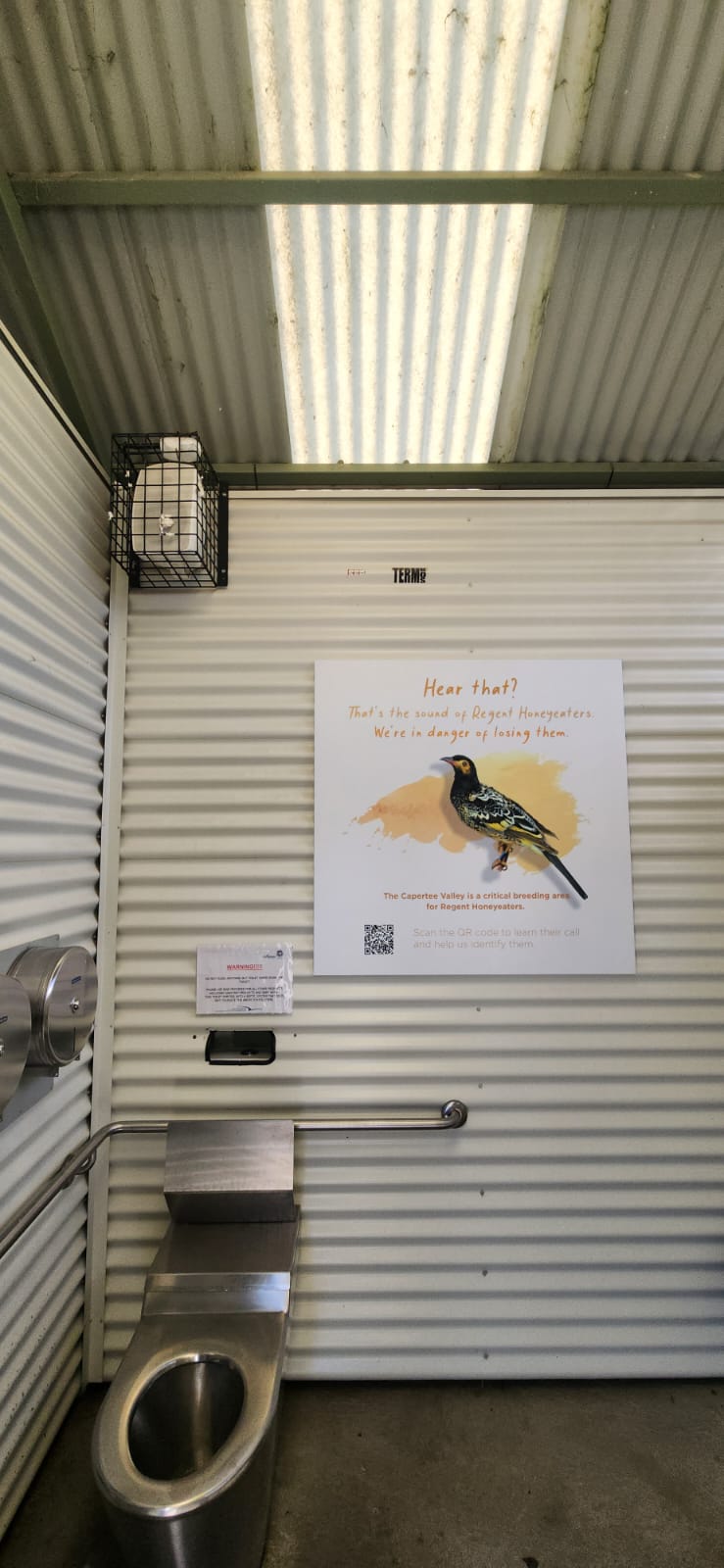 Capertee toilets with RHE calls